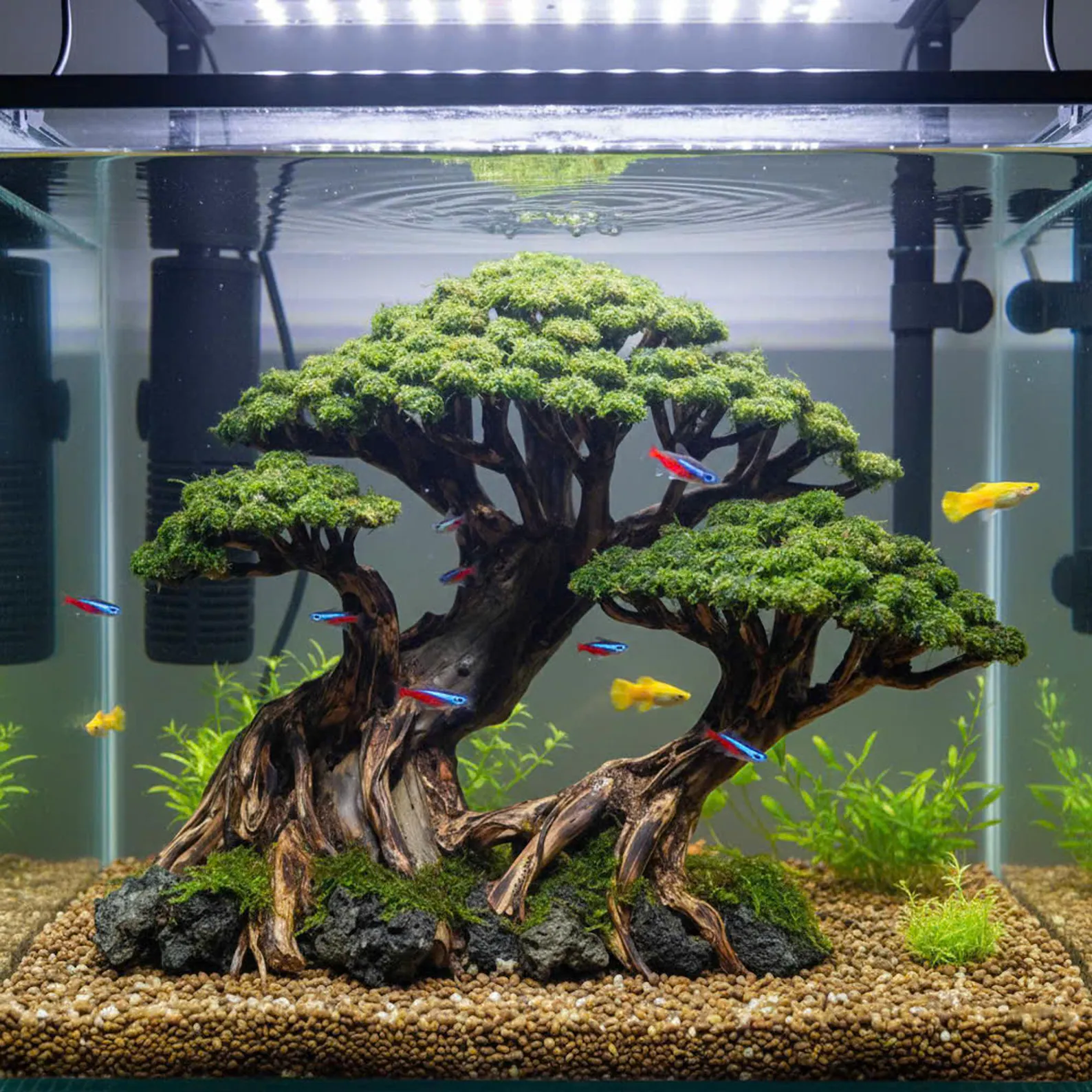 Mẫu bể bonsai thủy sinh